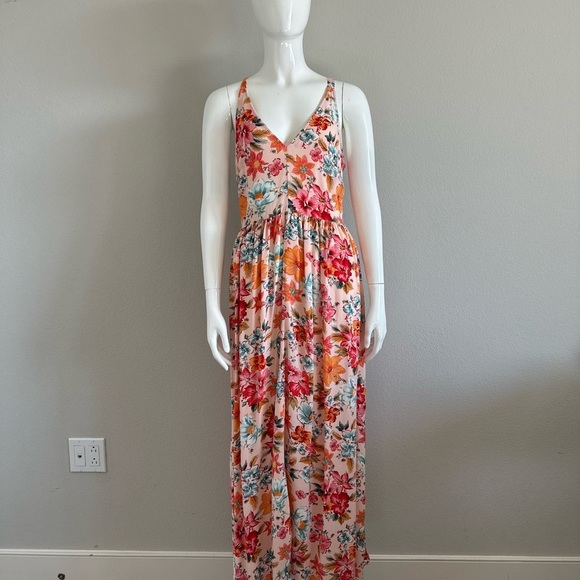 GAP Floral V-Neck Maxi Dress - Picture 2 of 8